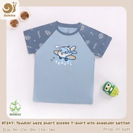 Dokma AT247 (7.9-14.2kg) Children's Short-Sleeved Shirt Bamboo Fiber Cloth (6-9M 9-12M 12-18M 18-24M