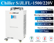 Chiller เครื่องทำน้ำเย็น Water Cooling เครื่องชิลเลอร์ JLFL-1500 Chiller JLFL1500