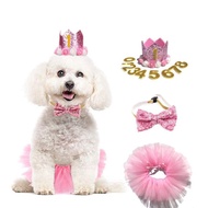 Small Flower Hat Crown Pet Dog Birthday Party Birthday Hat Decoration Props Decoration Cat Holiday 2