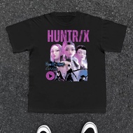 Casual Crew Neck T-shirt With Huntrix Golden Animated Characters Print Dynamic Poster, Clothing For 
