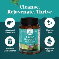 Liver cleansing and detoxification and repair formula - containing milk thistle dandelion root and a