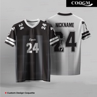 [Custom Logo + Name + Number] Coquette New color scheme. Coquette Jersey Oversized American Style Je
