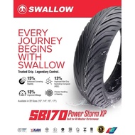 SWALLOW TAYAR SB-170 POWER STORM XP TUBELESS TYRE SIZE 14/17 70/90-17 , 80/90-17 140/70-17 120/70-14