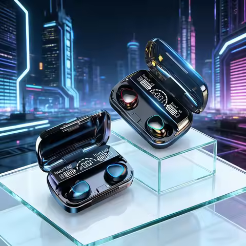 Bluetooth headset M10 hands-free LED Dispay headset Bluetooth HiFi stereo music wireless earplug wat