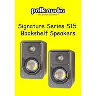 POLK AUDIO Signature Series S15 Bookshelf Speakers(pair)