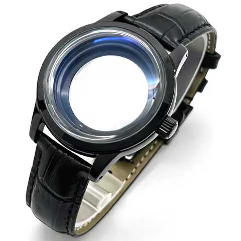 39mm Circle Shaped Watch Case Fit 30-31.5mm Dial No logo For Grand Seiko Elegance NH35 NH34 Automati