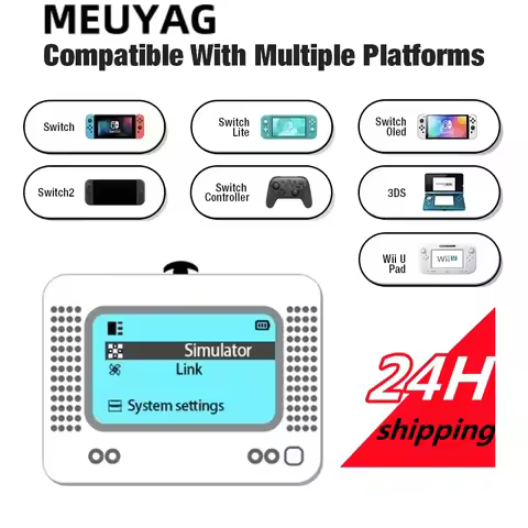 For Amiibo NFC Pixl Emulator Simulator Chargeable Bluetooth Intelligent Nintendo Switch for Switch2/