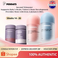 Second Trimester Nutrition (Weeks 14 - 26) - Perfect Nutrition for Baby’s Development - 4 Bottle