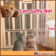 50cm/1m Plastic Cats Safety Net Balcony Railing Protection Net Baby Halang Kucing Masuk Pe Mesh Plastik Jaring Pagar阳台网