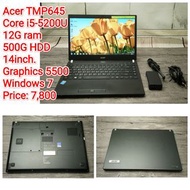 Acer TMP645Core i5-5200U