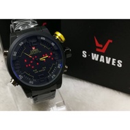 S-Waves Digital Analogue Watch 2/8.14