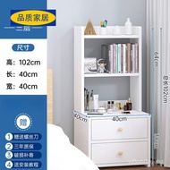 HY/JD Eco Ikea【Official direct sales】Bedside Table with Bookshelf Simple Modern Small Household Bedroom Bedside Cabinet