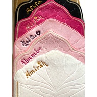 SEJADAH GEBU SIAP CUSTOM SULAM NAMA