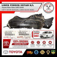 TOYOTA Front Fender Liner Original Etios ValcoTOYOTA 53875-0D190 53876-0D190 ORIGINAL