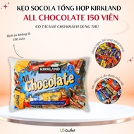 Kirkland All Chocolate Candy 150 Tablets Mixed with Many Flavors 2.55kg Imported from USA - 07/26