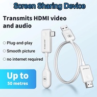 CS7 Wireless HDMI Transmitter Receiver 1080P Type C for Phone Laptop TV Plug Play Screen Projector