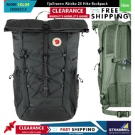 [100% ɑuthentic] Fjallraven Abisko 25 Hike Litre Foldsack Backpack Bag For Hiking Trekking Travel [R