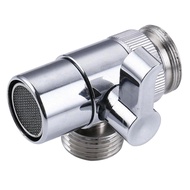 [HomylcaTW] 2-in-1 Shower Head Diverter Valve 3 Way T-Adapter Bath Faucet Tools mixer Tap