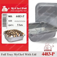 Aluminium Foil Tray Mychef 4483-P 5Set With Lid