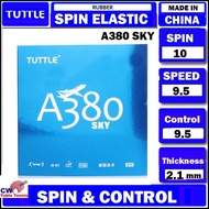 TUTTLE SKY A380 Table Tennis Rubber Pips-in Ping Pong Rubber with Sponge GETAH PING PONG TUTTLE RUBB
