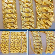 💥ADA COP 916💥(BCE50) EMAS BANGKOK RANTAI/GELANG TANGAN WANITA DEWASA BENSON LIPAN DONUT ADULT BRACEL