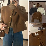 [TheMay x QCCC] Jacket Da Tweet Women's Short Style High Quality 2-Layer Copper Button Tag MISSRAO 6