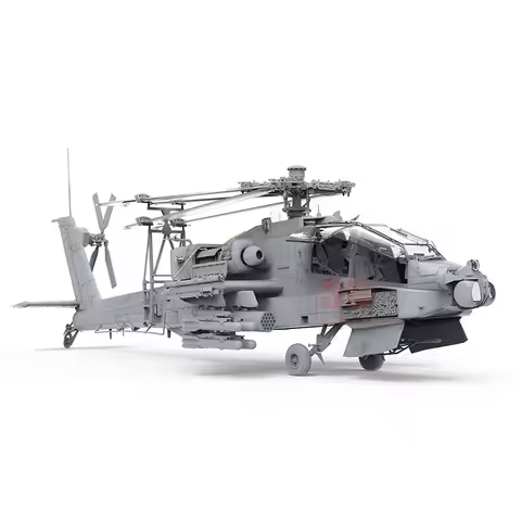 MENG Apache Longbow heavy armed helicopter 1/35 plastic model kit assemble aircraft QS-004 Boeing AH