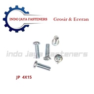 JP M Bolt 4 x 15 Philip Bolt M4 x 15mm
