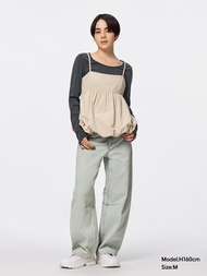 女裝 網路獨家 barrel leg錐形牛仔褲(褲長稍短68cm) 356950