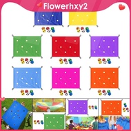 [Flowerhxy2] Team Building Game with Perforated Canvas, 6 Polyurethane Balls for Work, Team Learning