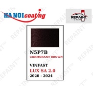 Scratch Removal Spray Paint for VINFAST LUX SA 2.0, Metallic BROWN, color code N5P7B - CORMORANT BRO