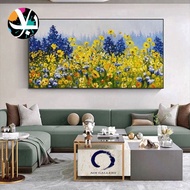 Flower canvas painting - canvas painting - modern painting - original hand painting (handmade)