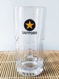 แก้วเบียร์หู Sapporo ดาวดำ 380ml