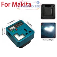 CHIHIRO1X3EE Battery Power Converter, USB Port LED Indicator Battery Power Inverter,  Portable Dual 