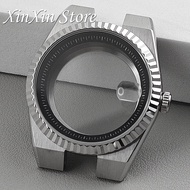 40mm With White Ring Chapter Sapphire Crystal Watch Case For NH34 NH35 NH36 Movement Perpetual Land-