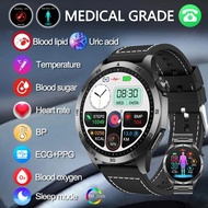 ET485 Smart Watch Men Emotion detection 466*466 AMOLED Screen Heart rate Bluetooth Call IP68 Waterpr