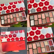 Cheeryep True (QIANYAN) eyeshadow palette 16 colors - Tone 12 (red flower palette)