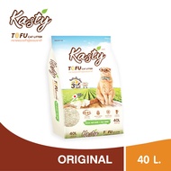 Kasty Tofu Litter ทรายแมวเต้าหู้ สูตร Original ไร้ฝุ่น จับตัวเป็นก้อนเร็ว ทิ้งชักโครกได้ สำหรับแมวทุ