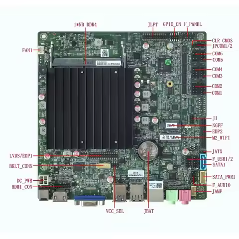 N100 N95 N150 N305 Mini Itx main board ATM Pos embedded industrial control board for smart vending m