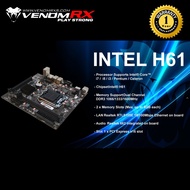 Motherboard VENOMRX H61 Intel CHIPSET LGA 1155