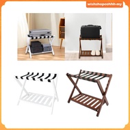 [WishshopeehhhMY] Folding Luggage Rack Suitcase Stand 68x45x55cm Multipurpose Storage Shelf