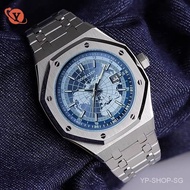 Men Watch Wandering Earth Automatic Mechanical Watch Blue Planet Luminous Waterproof Calendar Birthd
