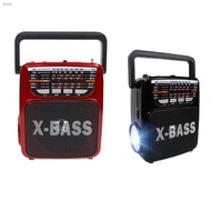 ❃⊕kuku Rechargeable AM/FM Radio with wireless bluetooth speaker USB/SD Music Player