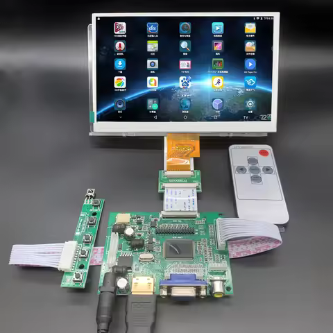 7 inch 1024*600 EJ070NA-01J HDMI-Compatible Screen LCD Display Driver Board Monitor for Raspberry Pi