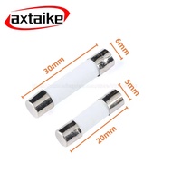 10PCS 5*20mm 6*30mm Fast Blow Tube Fuses 250V F1A 2A 3A 3.15A 4A 5A 6A 7A 8A 10A 15A 20A 25A 30A AMP