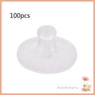 Boom 100Pieces set Clear Earring Backs Earring Safety Stoppers Transparent Earring