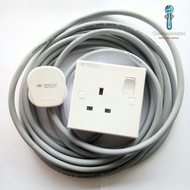 【2M/3M/5M/8M/10M】40/.0076 Socket Extension Box | Trailing Extension Wayar 13A Socket Box