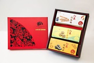 紅藜富貴禮盒(穀物棒+薑黃米菓+核桃糕) 1盒