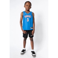 Oklahoma City Thunder Kids Jersey Set | Children's Sportswear Set | Children's Basketball Jersey | F