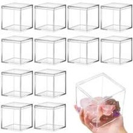 6/9pcs Transparent Storage Boxes, Acrylic Plastic Storage Boxes, Candy Jars With Lids, Candy Display